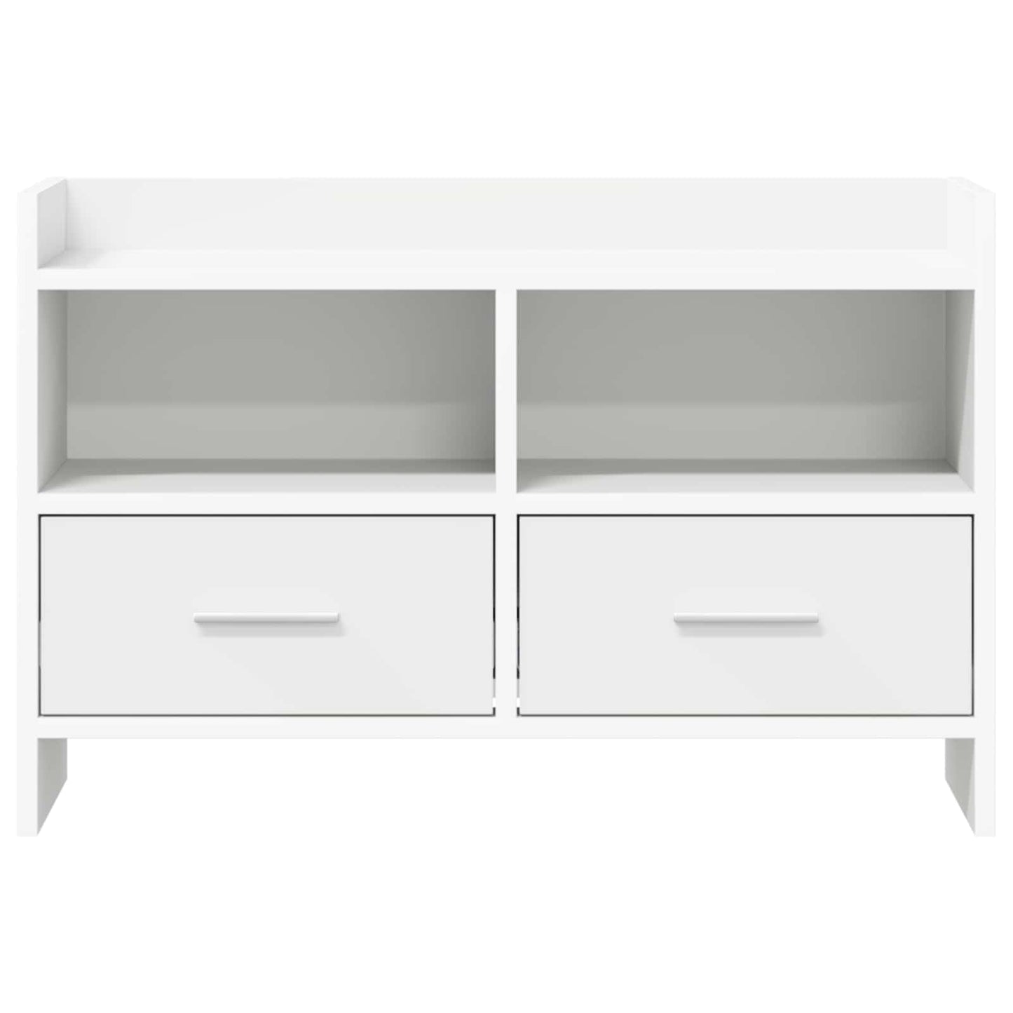 TV-kast 71,5 x 33 x 47 cm Wit Bewerkt hout