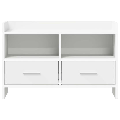 TV-kast 71,5 x 33 x 47 cm Wit Bewerkt hout