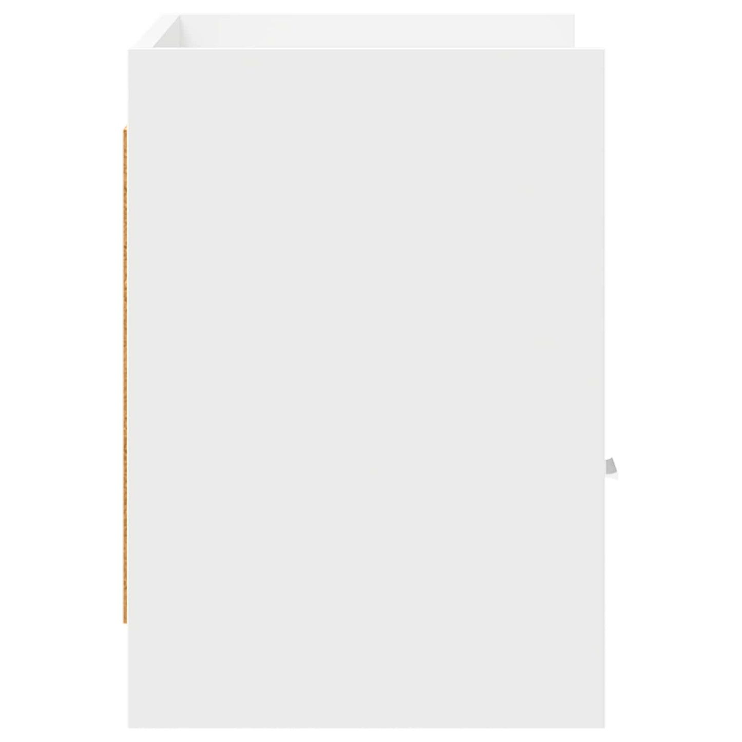 TV-kast 71,5 x 33 x 47 cm Wit Bewerkt hout
