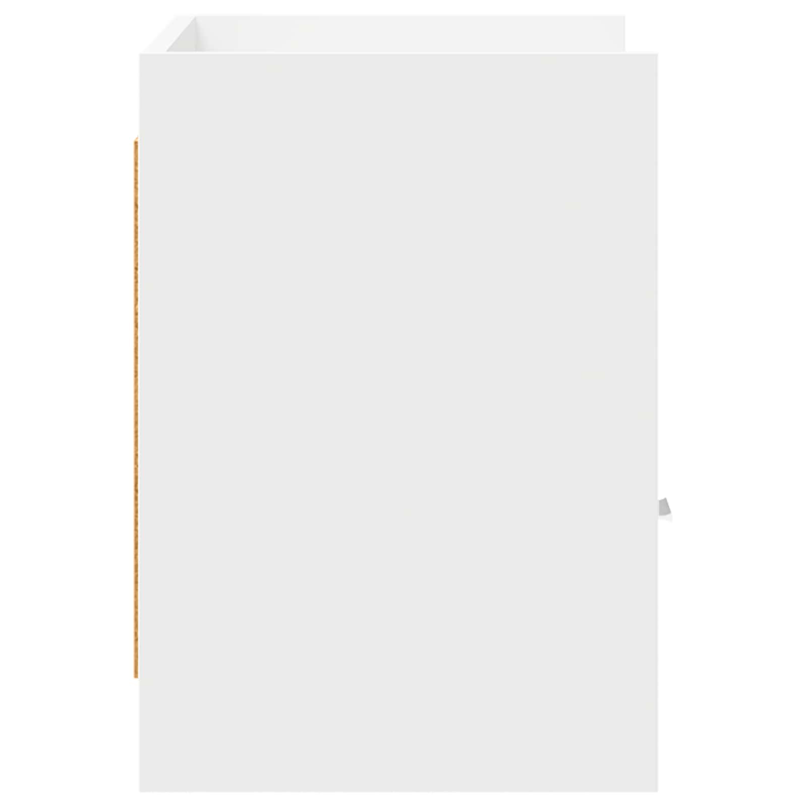 TV-kast 71,5 x 33 x 47 cm Wit Bewerkt hout