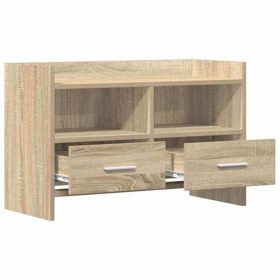 TV-kast 71,5 x 33 x 47 cm Sonoma Eiken Bewerkt hout