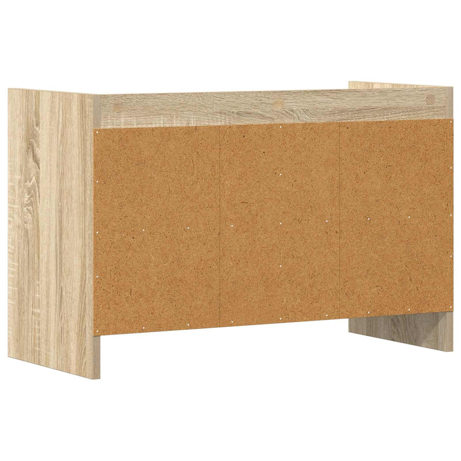 TV-kast 71,5 x 33 x 47 cm Sonoma Eiken Bewerkt hout