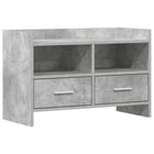 TV-kast 71,5x33x47 cm betongrijs bewerkt hout