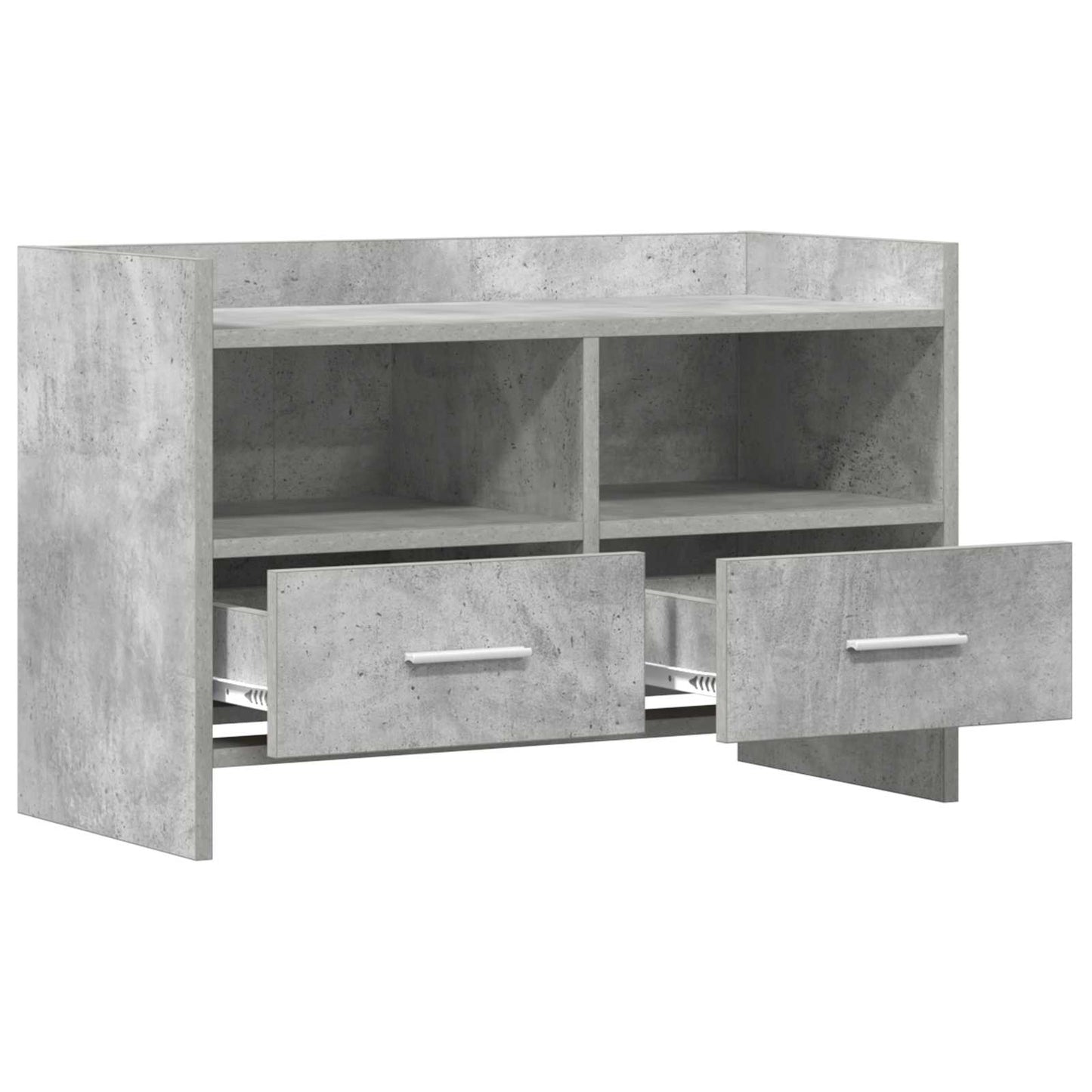 TV-kast 71,5 x 33 x 47 cm Betongrijs Bewerkt hout