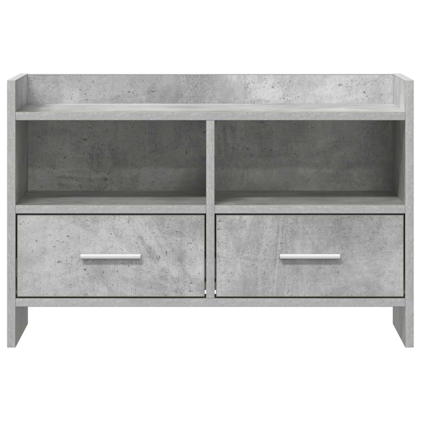 TV-kast 71,5 x 33 x 47 cm Betongrijs Bewerkt hout