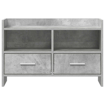 TV-kast 71,5 x 33 x 47 cm Betongrijs Bewerkt hout