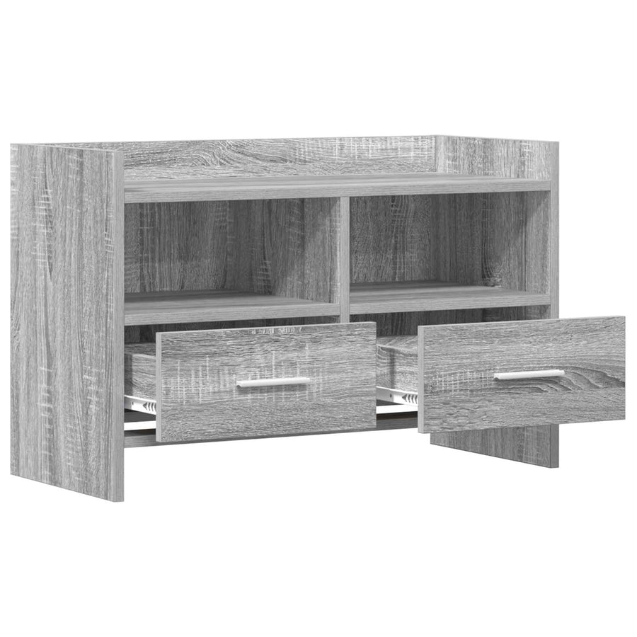 TV-kast 71,5 x 33 x 47 cm Grijs Sonoma Bewerkt hout