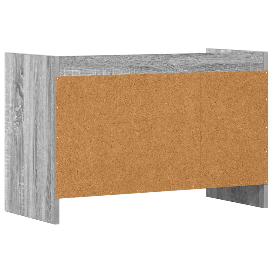 TV-kast 71,5 x 33 x 47 cm Grijs Sonoma Bewerkt hout