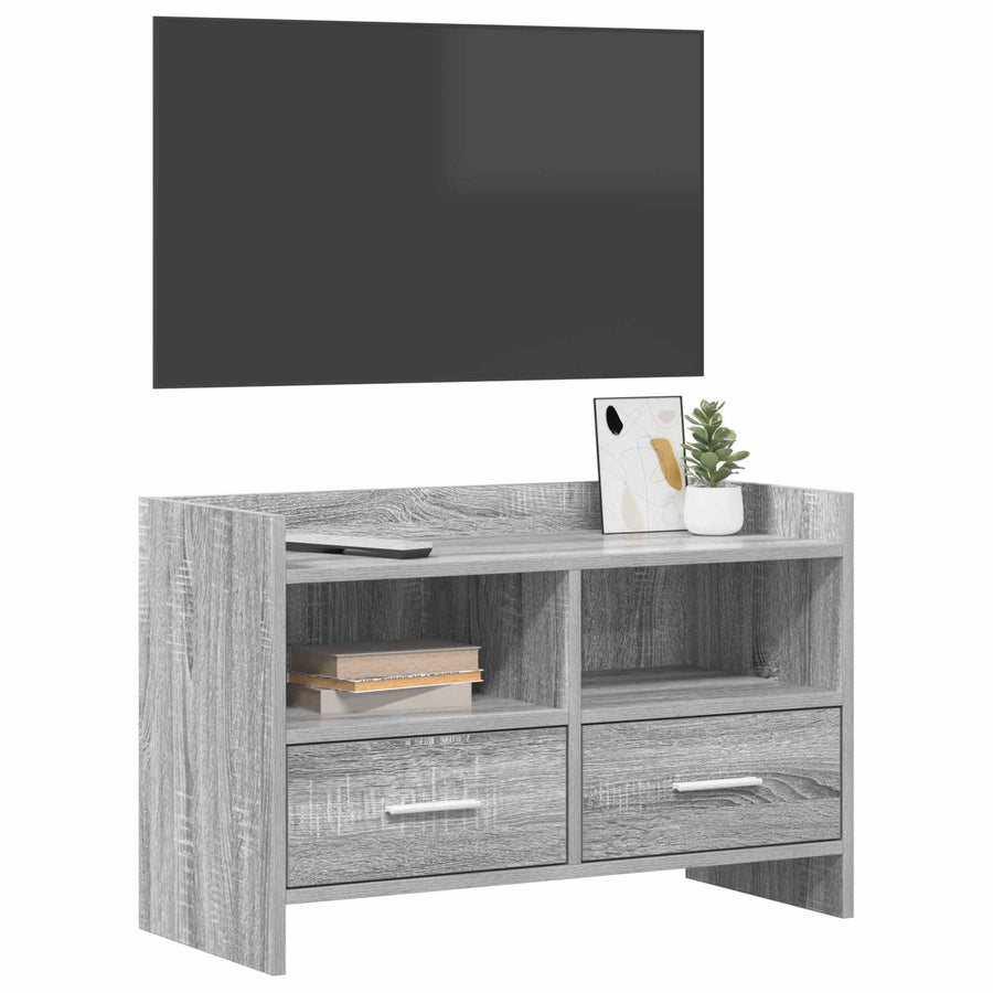 TV-kast 71,5 x 33 x 47 cm Grijs Sonoma Bewerkt hout
