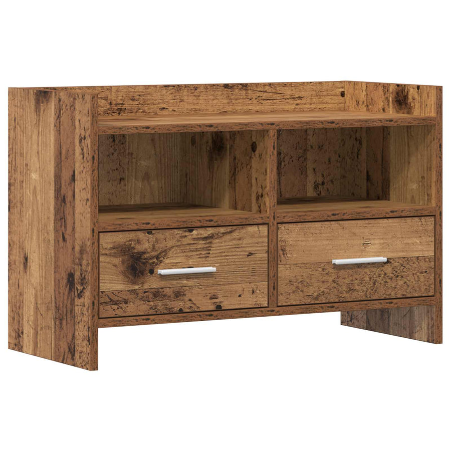 TV-kast 71,5 x 33 x 47 cm Oud hout Bewerkt hout