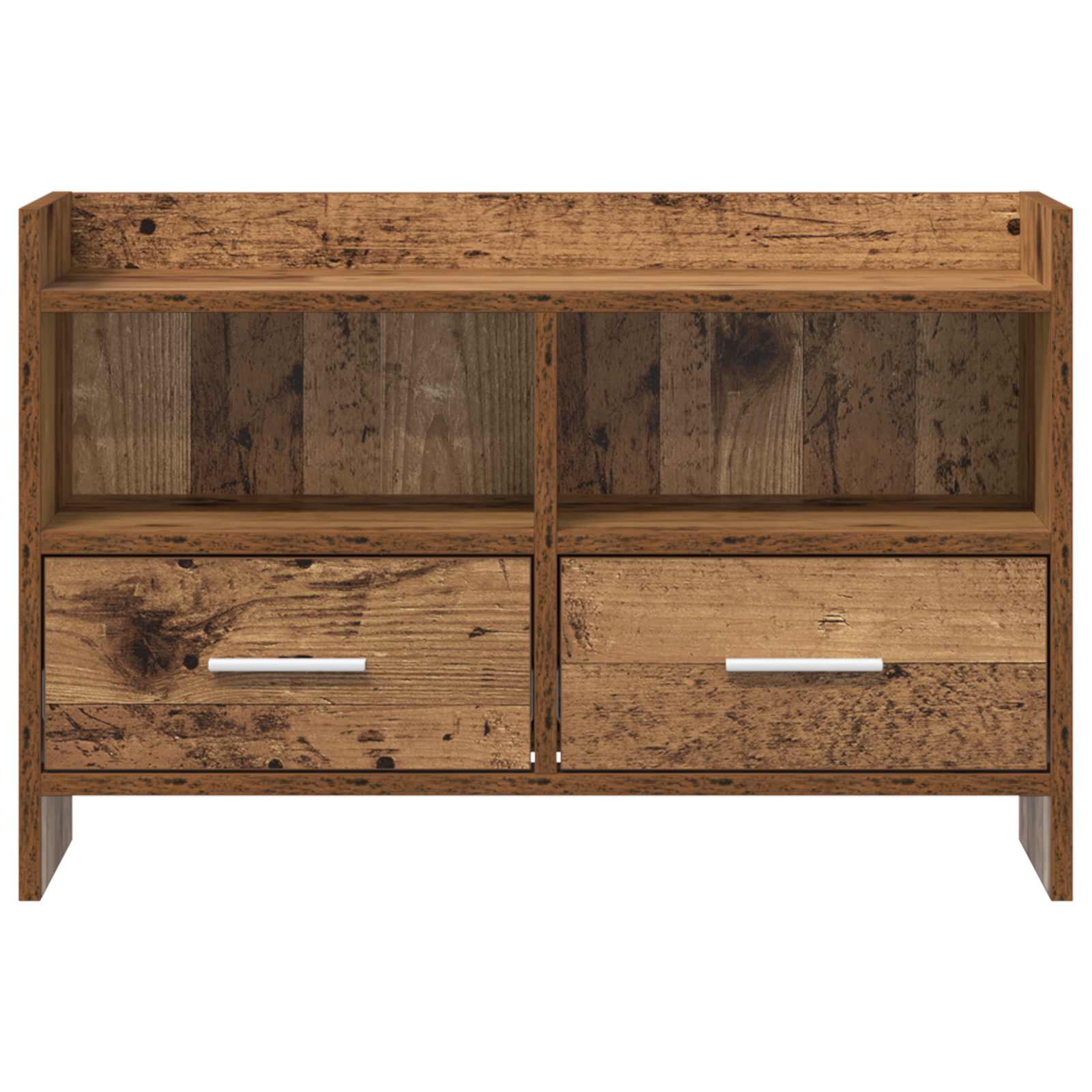 TV-kast 71,5 x 33 x 47 cm Oud hout Bewerkt hout