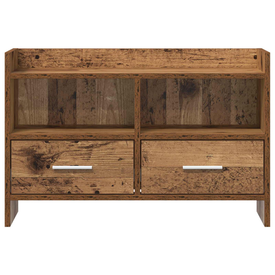 TV-kast 71,5 x 33 x 47 cm Oud hout Bewerkt hout