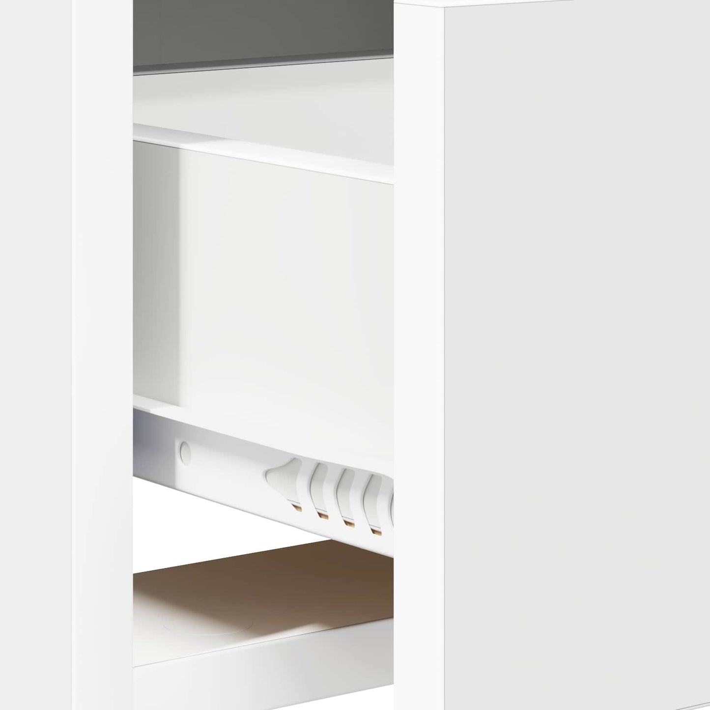 TV-kast 100 x 33 x 47 cm Wit Bewerkt hout