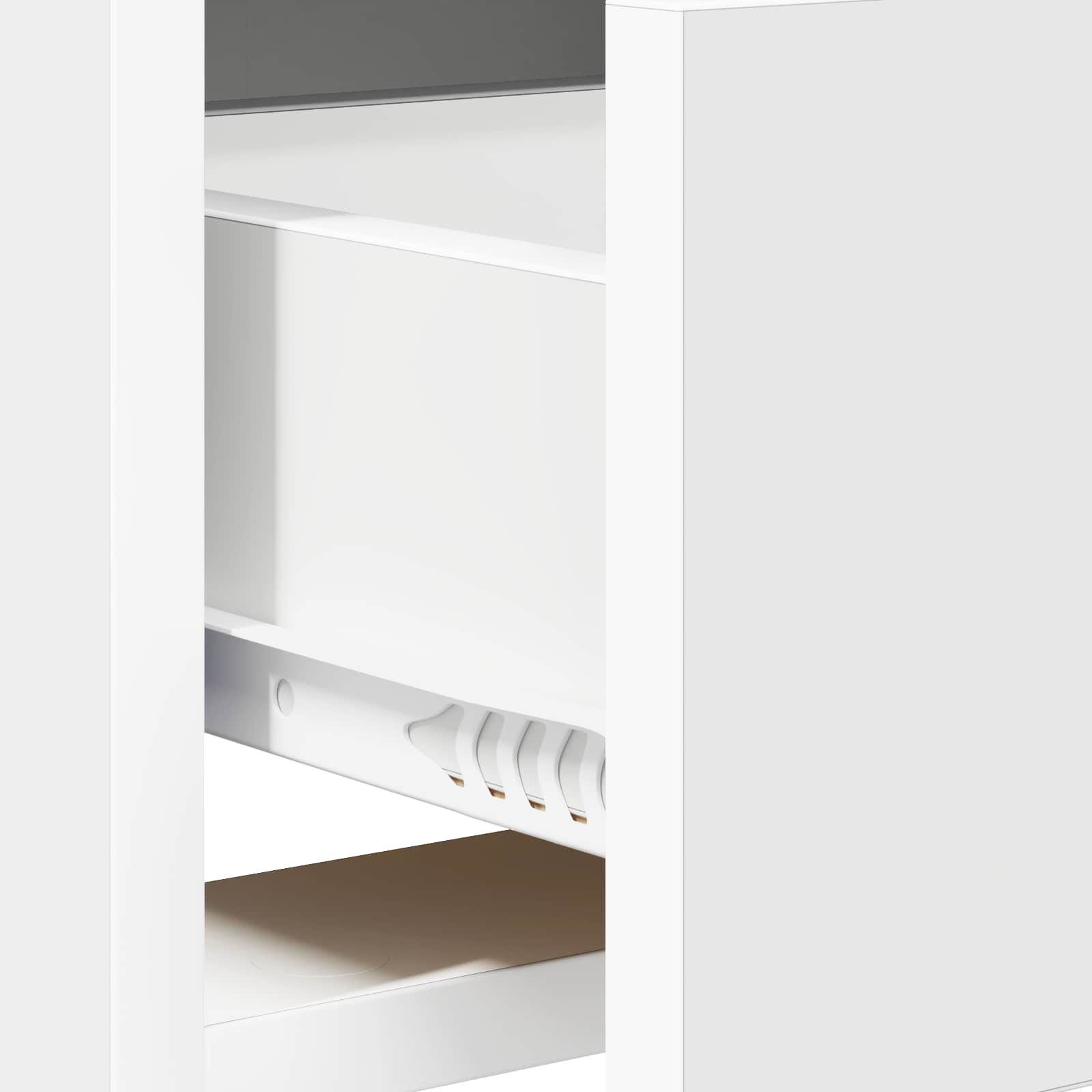 TV-kast 100 x 33 x 47 cm Wit Bewerkt hout