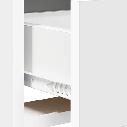 TV-kast 100 x 33 x 47 cm Wit Bewerkt hout