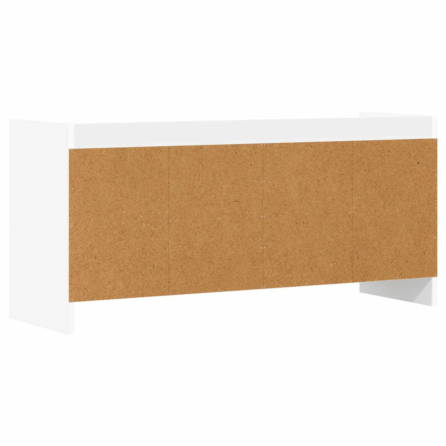 TV-kast 100 x 33 x 47 cm Wit Bewerkt hout