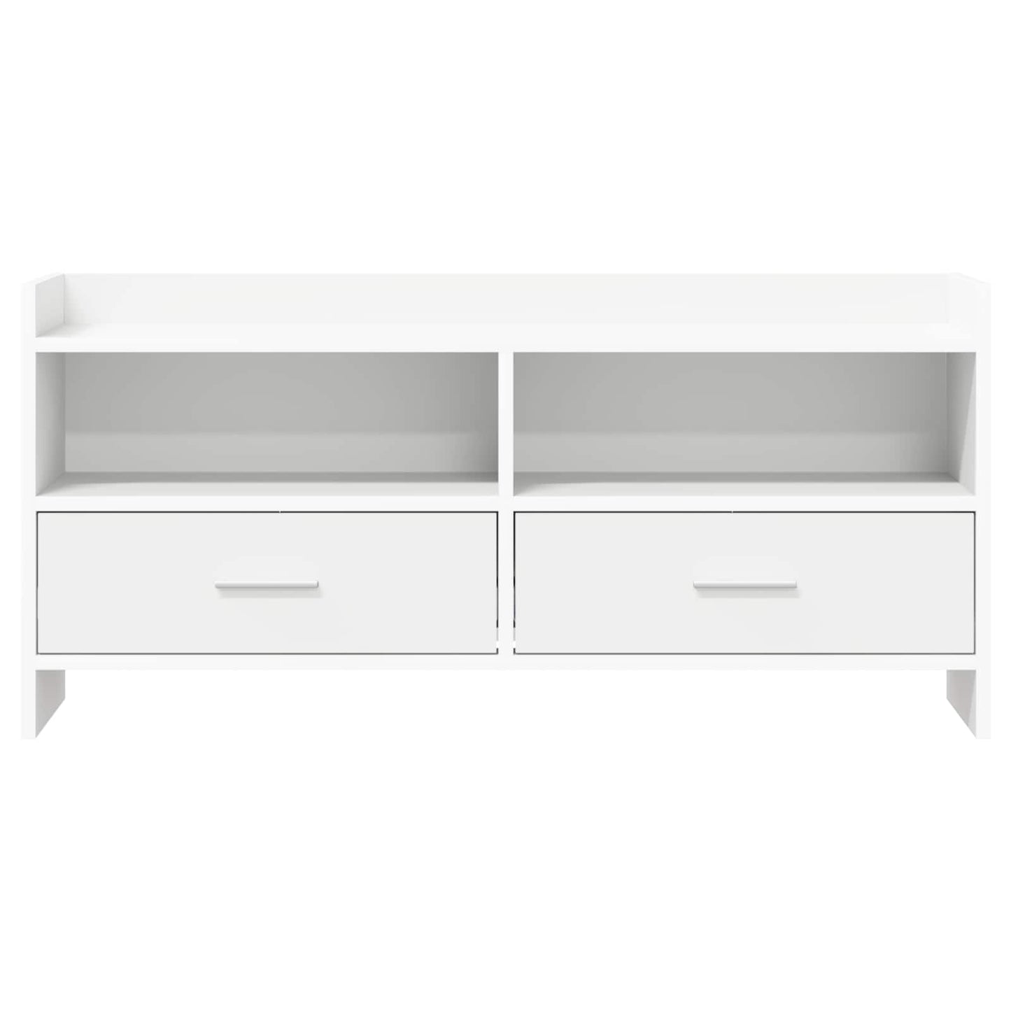 TV-kast 100 x 33 x 47 cm Wit Bewerkt hout