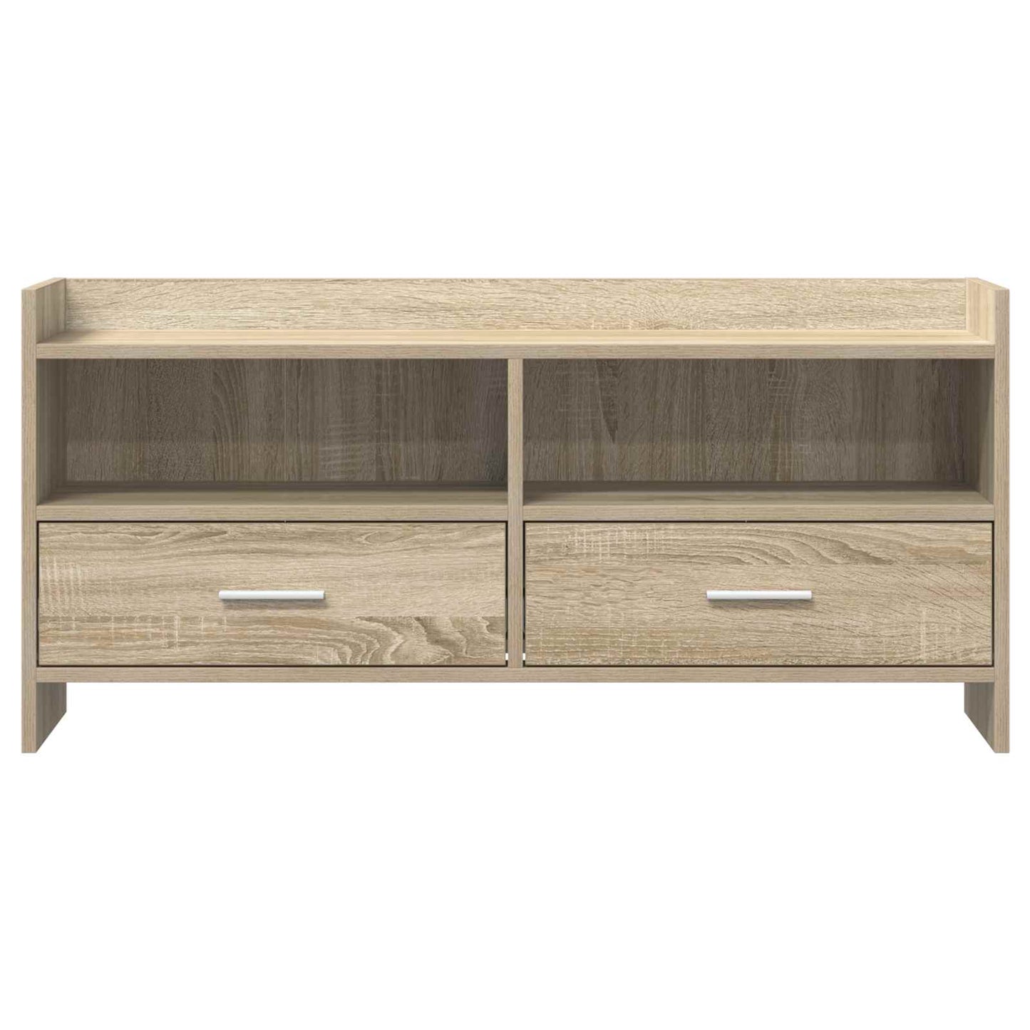 TV-kast 100 x 33 x 47 cm Sonoma Eiken Bewerkt hout