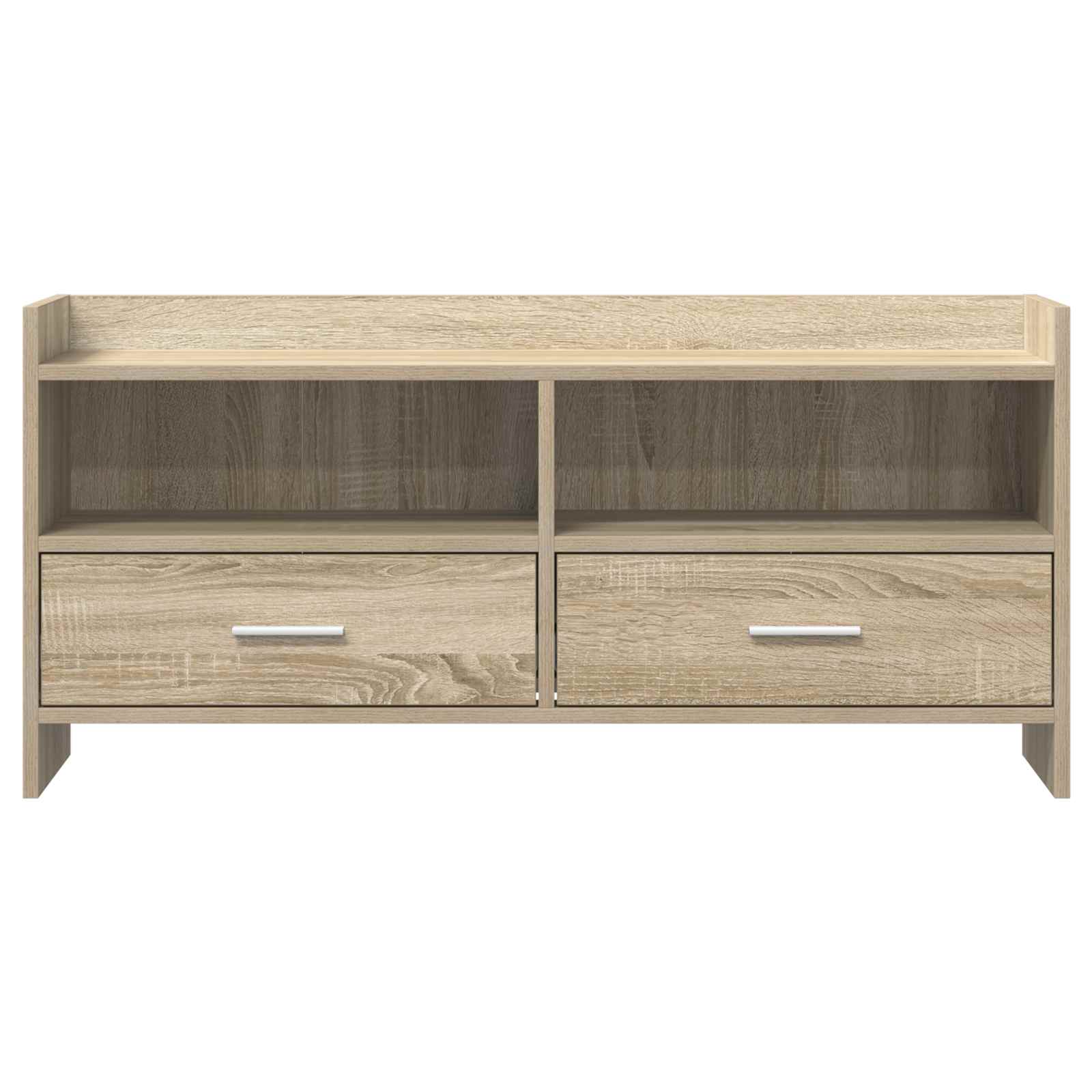 TV-kast 100 x 33 x 47 cm Sonoma Eiken Bewerkt hout