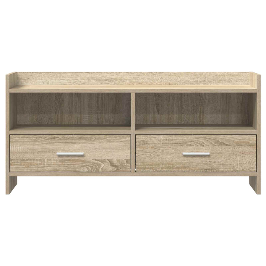 TV-kast 100 x 33 x 47 cm Sonoma Eiken Bewerkt hout