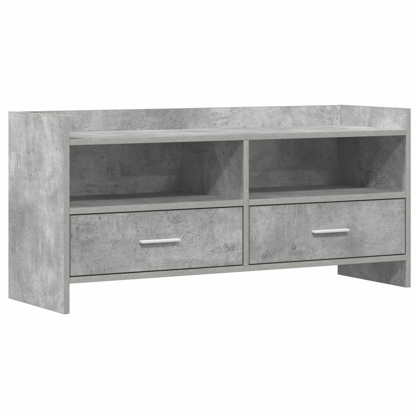 TV-kast 100 x 33 x 47 cm Betongrijs Bewerkt hout