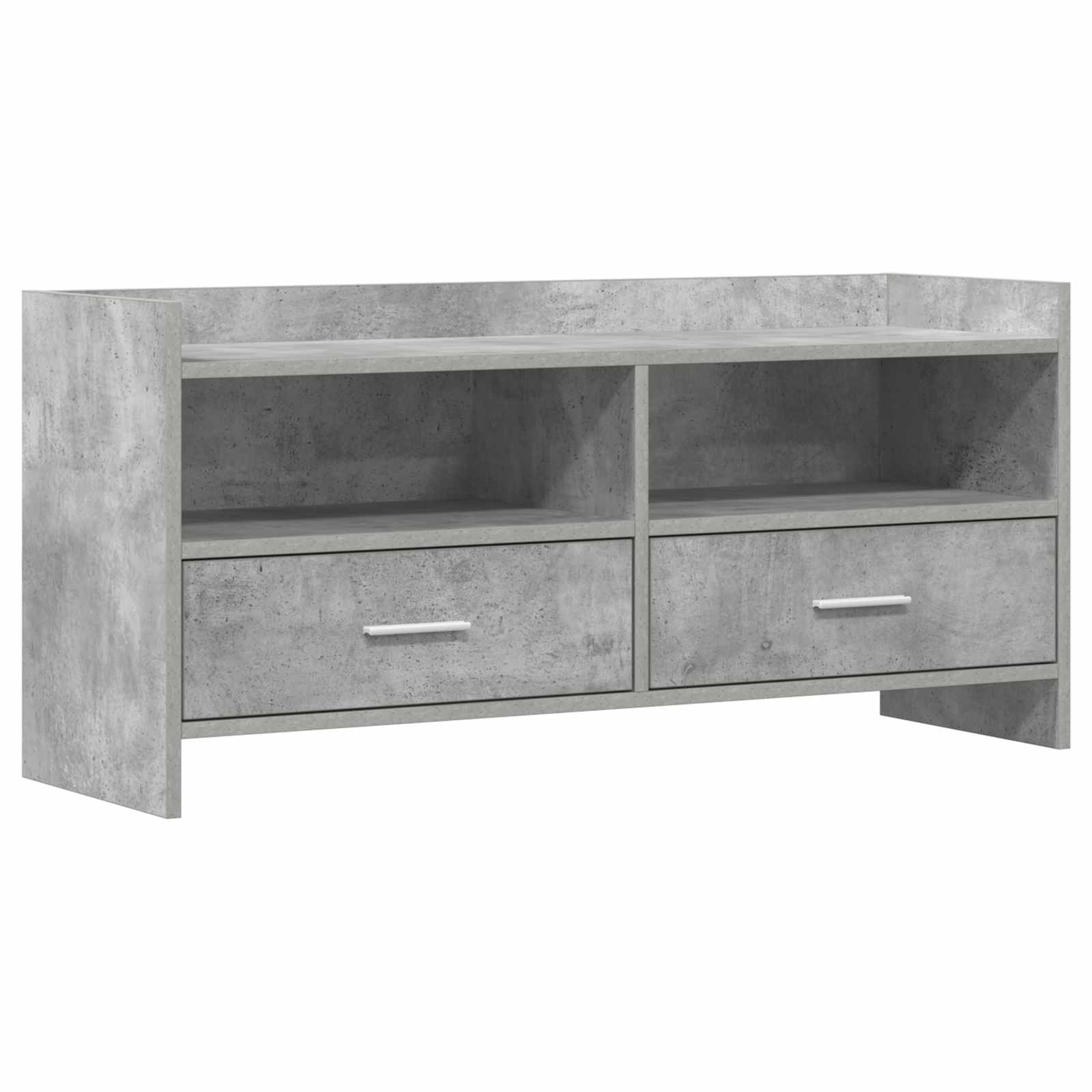 TV-kast 100 x 33 x 47 cm Betongrijs Bewerkt hout