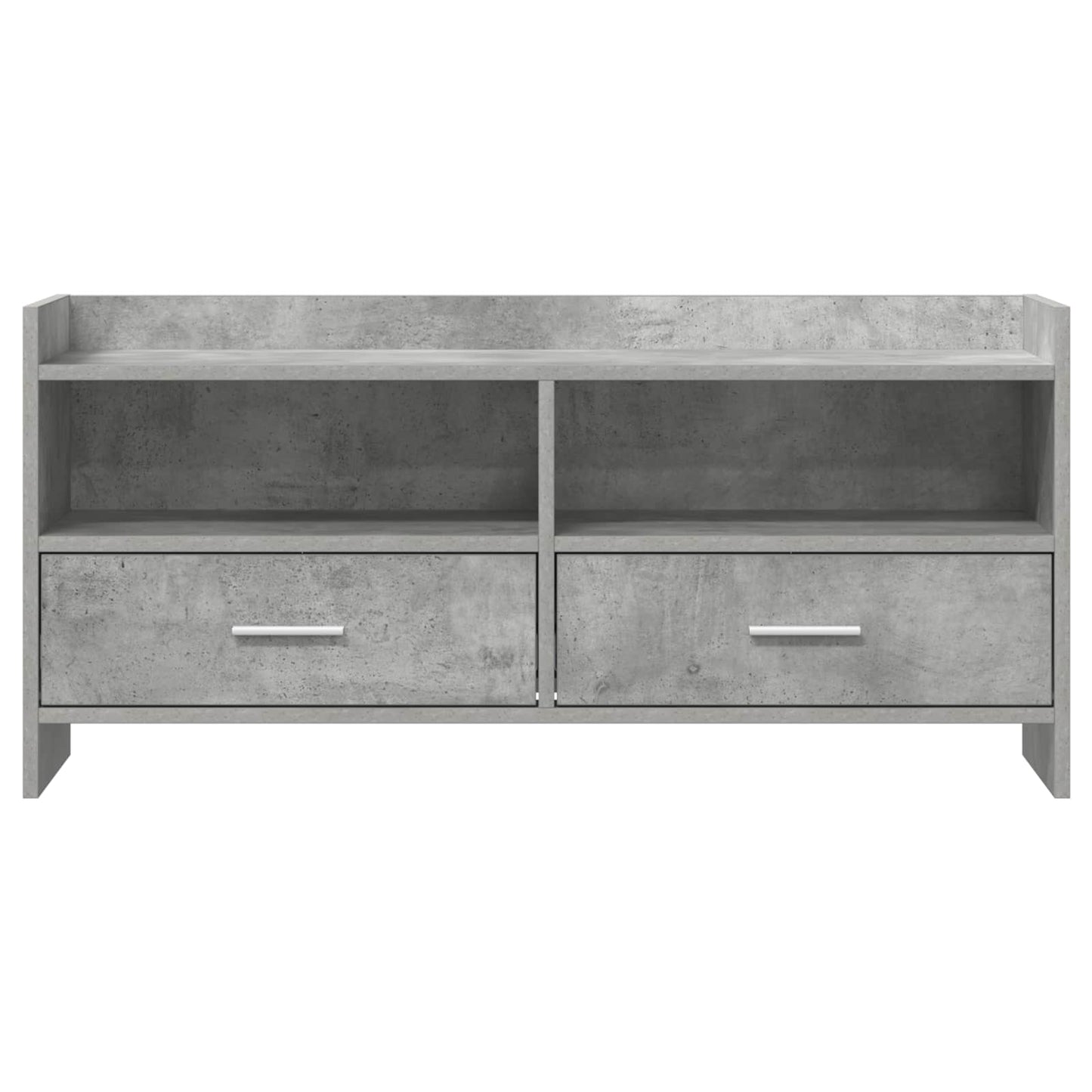 TV-kast 100 x 33 x 47 cm Betongrijs Bewerkt hout