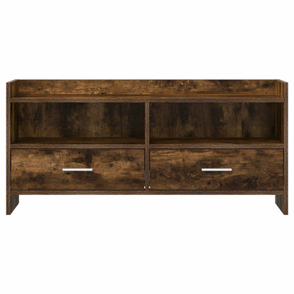 TV-kast 100 x 33 x 47 cm Gerookt eiken Bewerkt hout