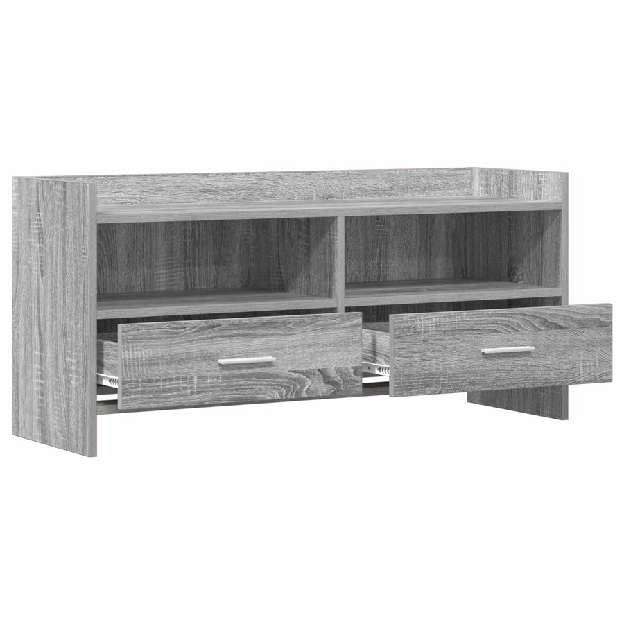 TV-kast 100 x 33 x 47 cm Grijs Sonoma Bewerkt hout