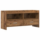 TV-kast 100x33x47 cm bewerkt hout oud hout