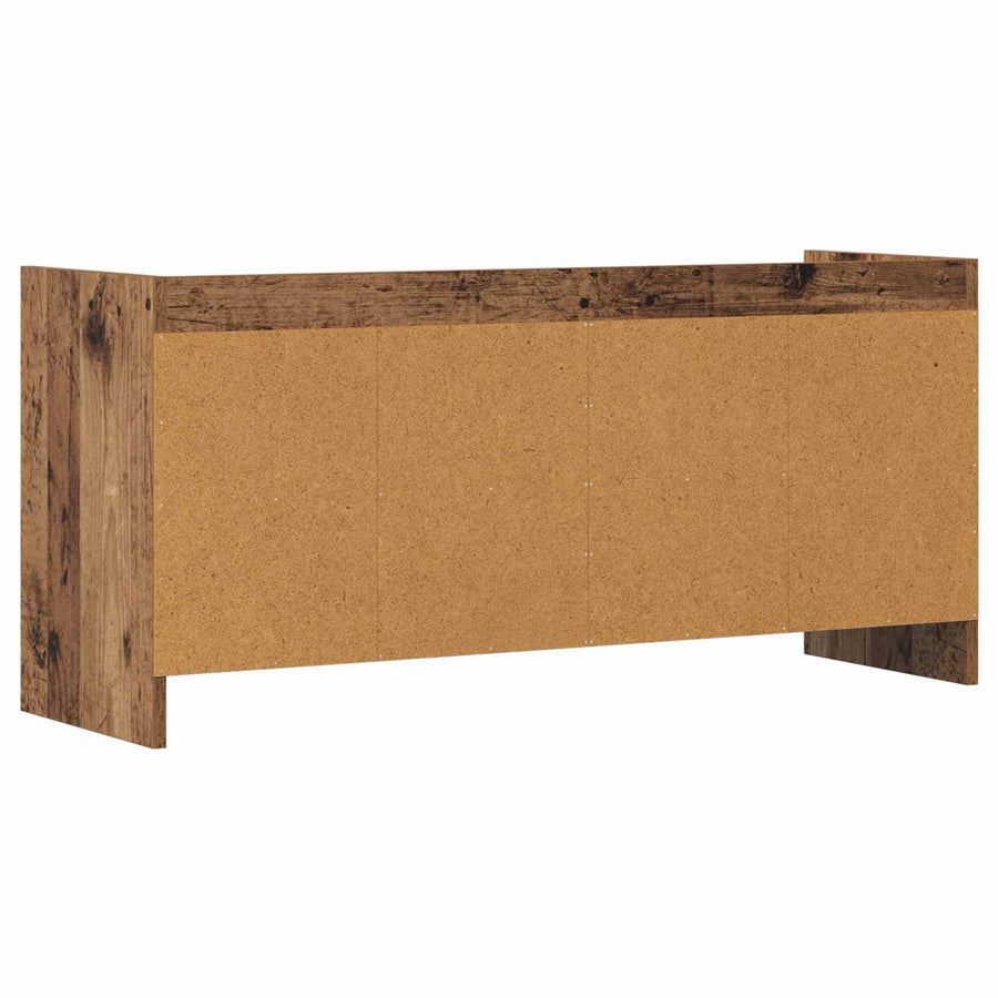 TV-kast 100 x 33 x 47 cm Oud hout Bewerkt hout