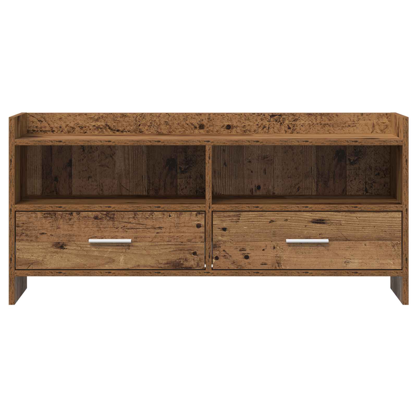 TV-kast 100 x 33 x 47 cm Oud hout Bewerkt hout