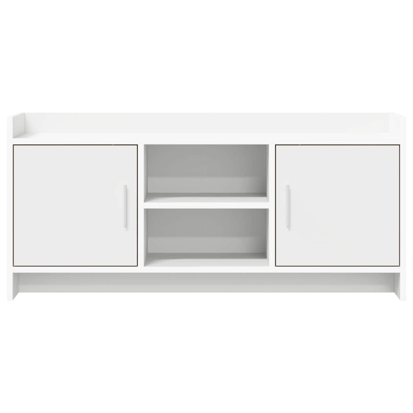 TV-kast 102 x 33 x 47 cm Wit Bewerkt hout
