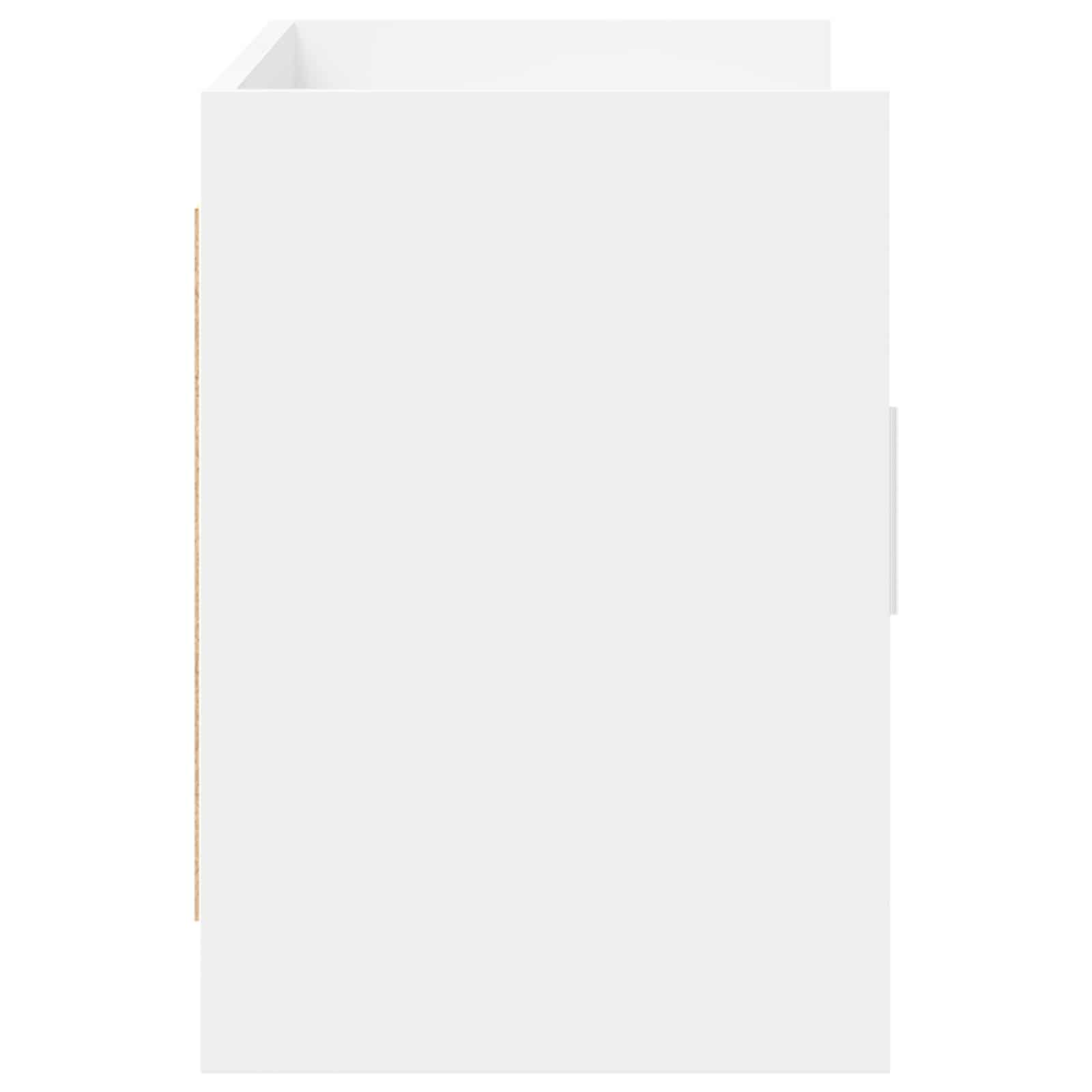 TV-kast 102 x 33 x 47 cm Wit Bewerkt hout