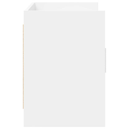 TV-kast 102 x 33 x 47 cm Wit Bewerkt hout