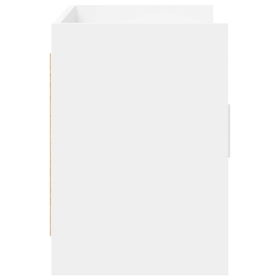 TV-kast 102 x 33 x 47 cm Wit Bewerkt hout