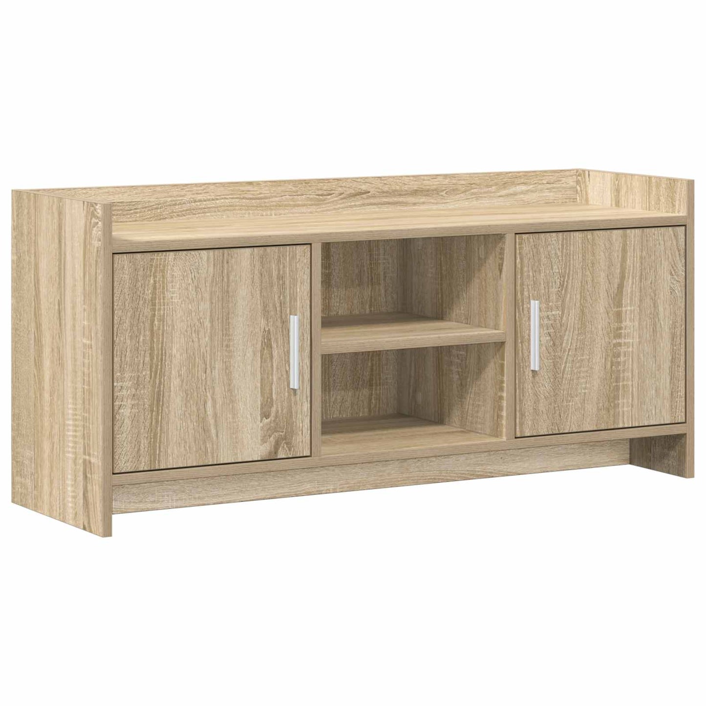 TV-kast 102 x 33 x 47 cm Sonoma Eiken Bewerkt hout
