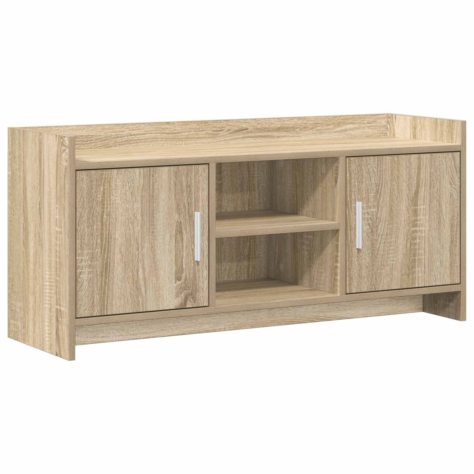 TV-kast 102 x 33 x 47 cm Sonoma Eiken Bewerkt hout
