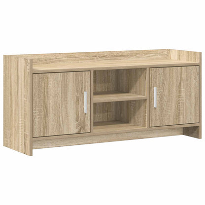 TV-kast 102 x 33 x 47 cm Sonoma Eiken Bewerkt hout