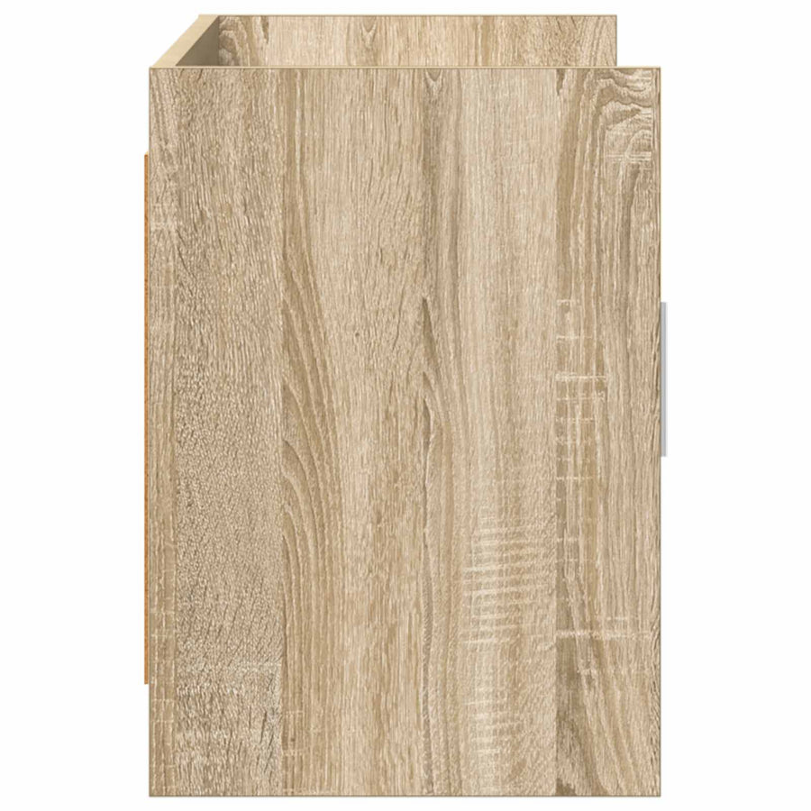 TV-kast 102 x 33 x 47 cm Sonoma Eiken Bewerkt hout