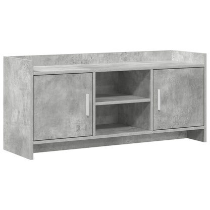 TV-kast 102 x 33 x 47 cm Betongrijs Bewerkt hout