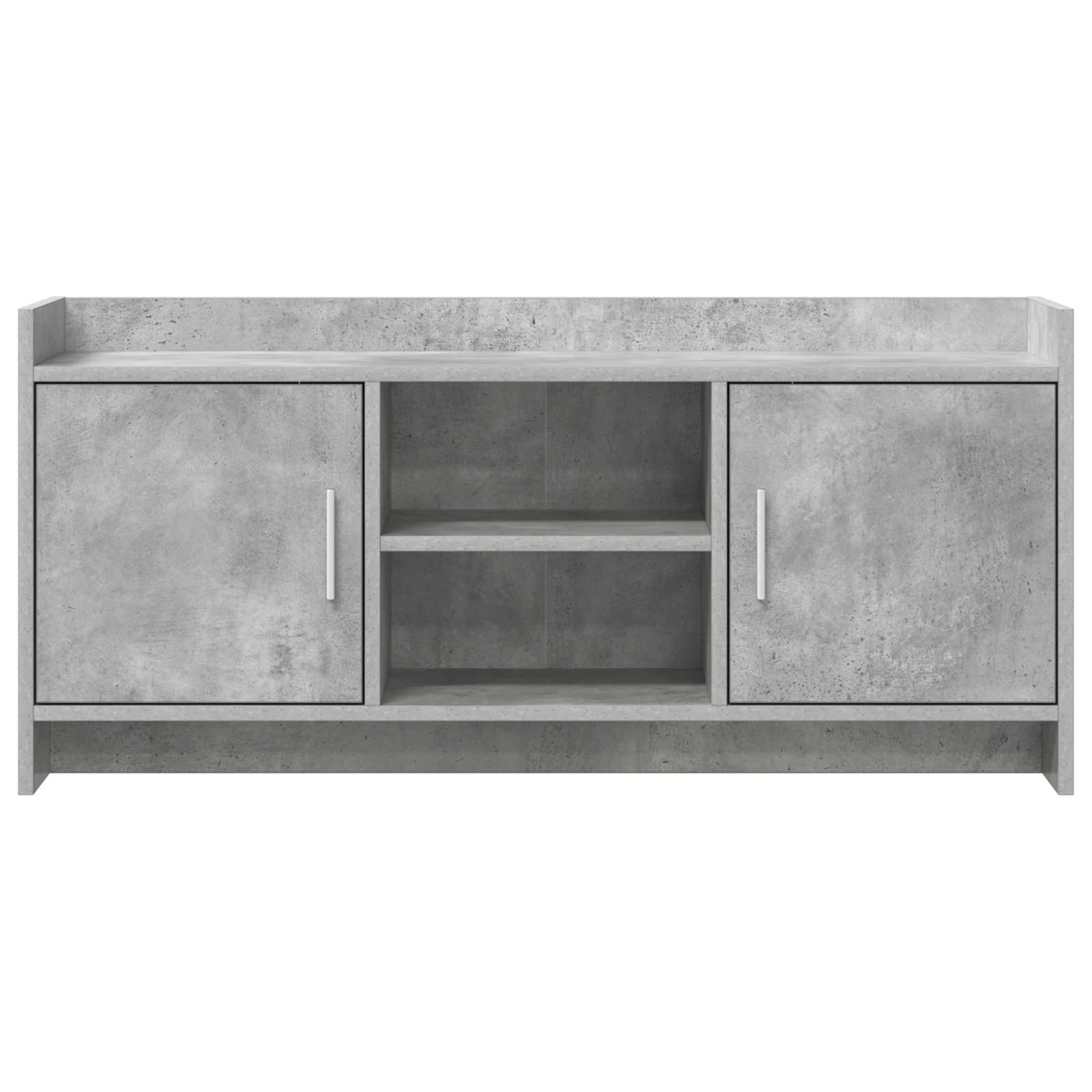TV-kast 102 x 33 x 47 cm Betongrijs Bewerkt hout