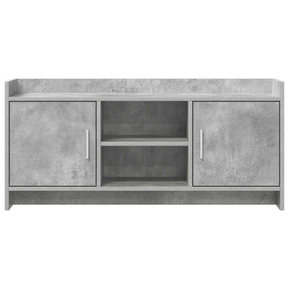 TV-kast 102 x 33 x 47 cm Betongrijs Bewerkt hout