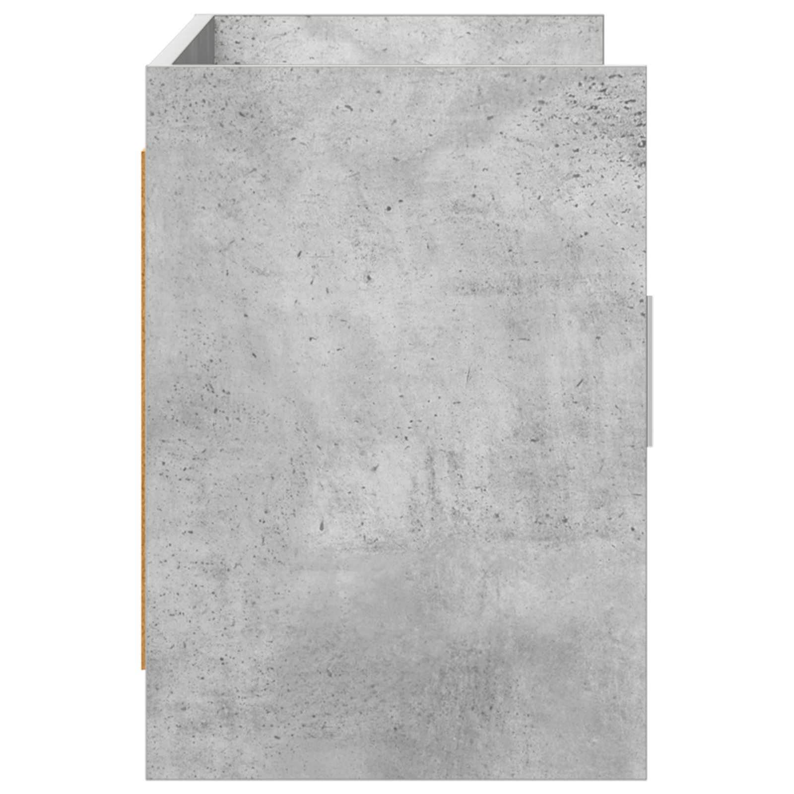 TV-kast 102 x 33 x 47 cm Betongrijs Bewerkt hout