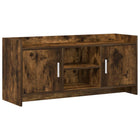 TV-kast 102x33x47 cm gerookt eiken