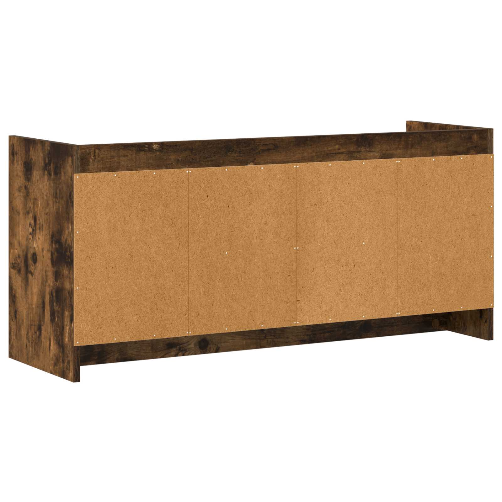 TV-kast 102 x 33 x 47 cm Gerookt eiken Bewerkt hout