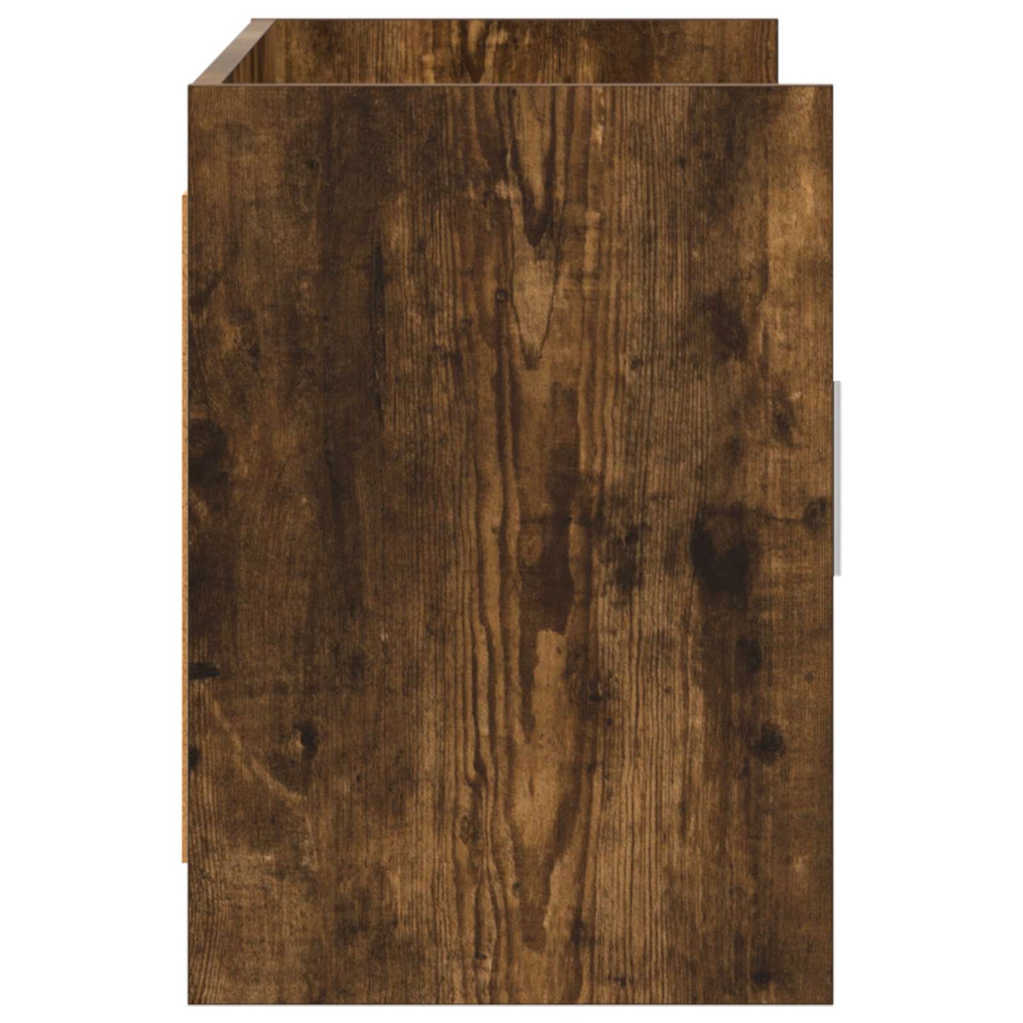 TV-kast 102 x 33 x 47 cm Gerookt eiken Bewerkt hout