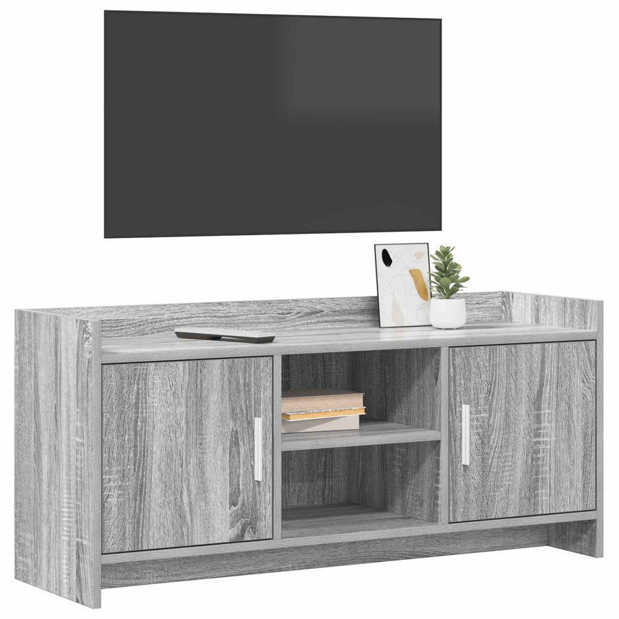 TV-kast 102 x 33 x 47 cm Grijs Sonoma Bewerkt hout