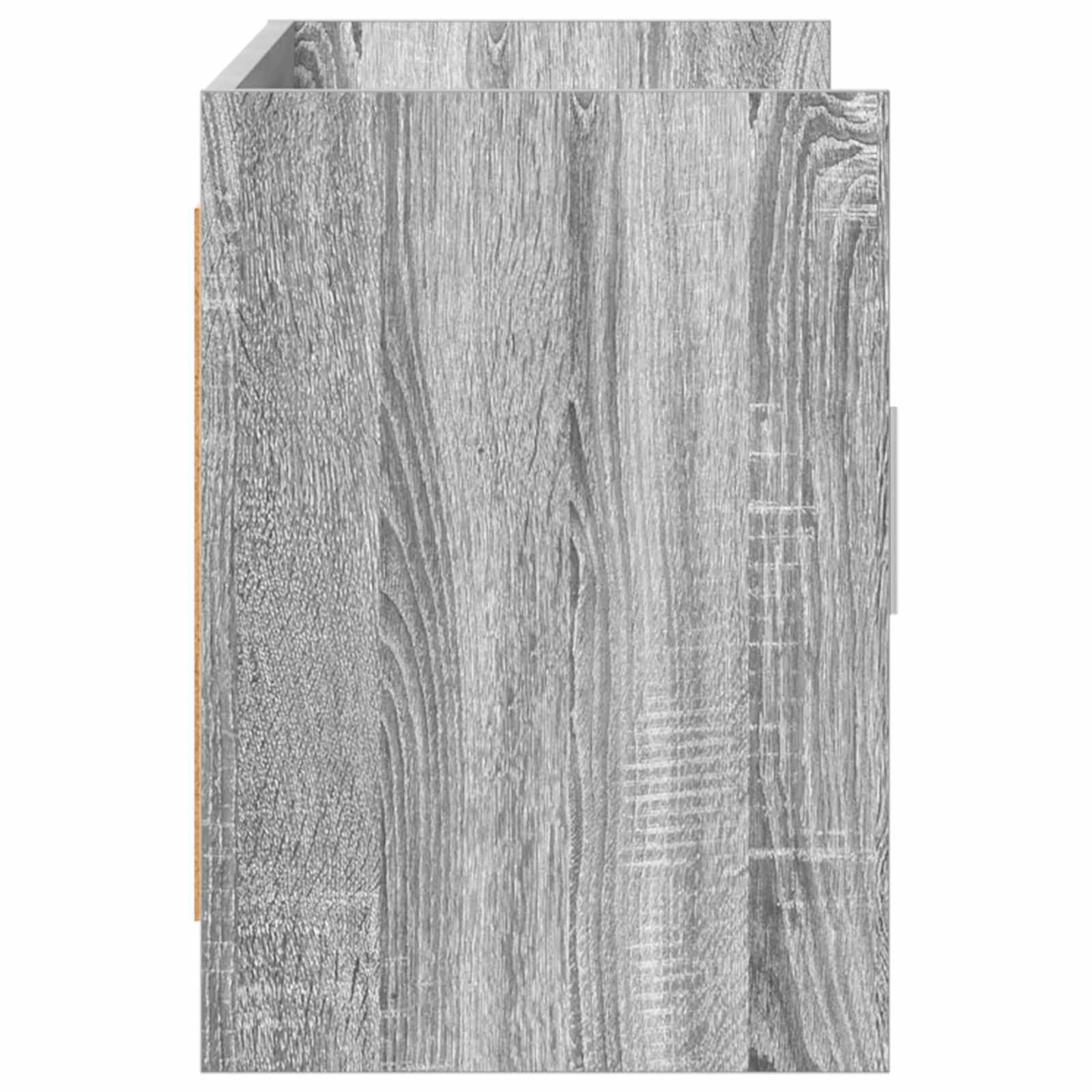 TV-kast 102 x 33 x 47 cm Grijs Sonoma Bewerkt hout