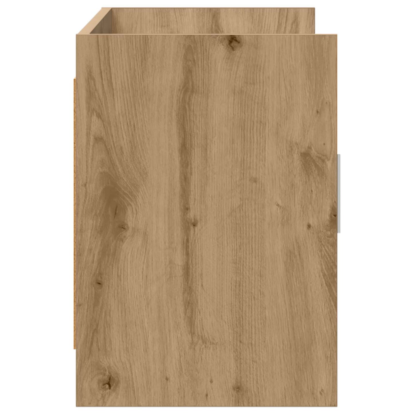 TV-kast 102 x 33 x 47 cm Artisanaal eiken Bewerkt hout